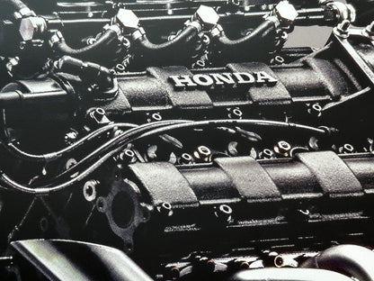 RA166E - Honda V6 Turbo F1 Engine Poster